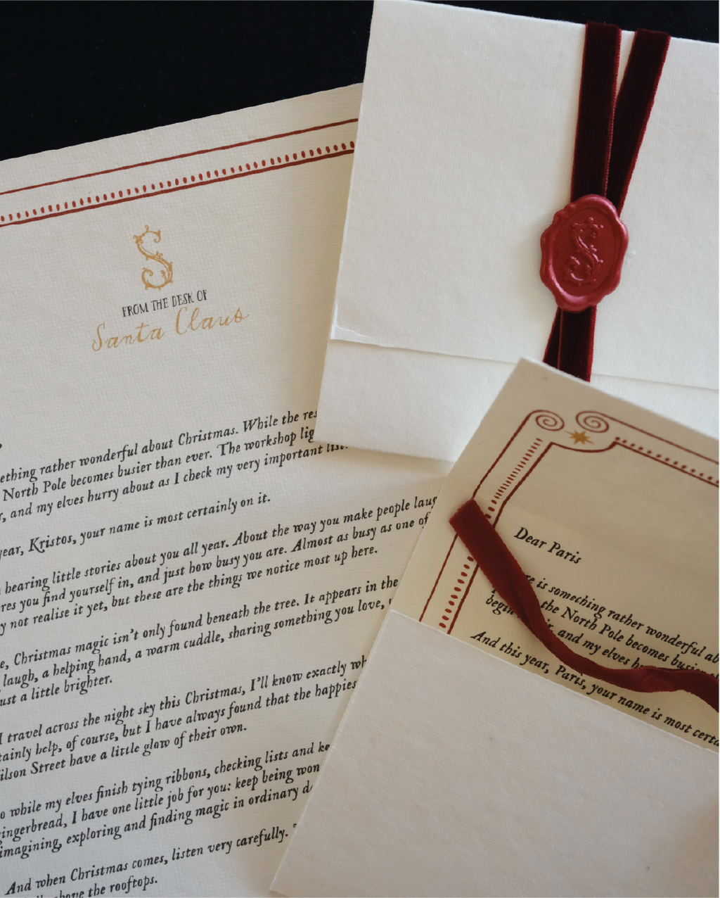 Personalised Letter from Santa | Official Nice List Certificate