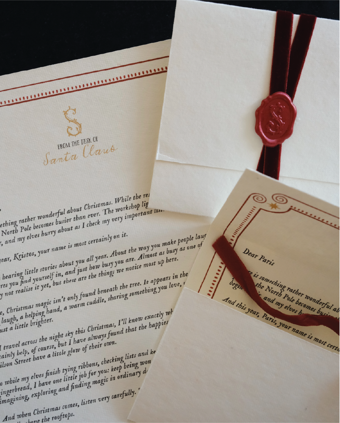 Personalised Letter from Santa | Official Nice List Certificate